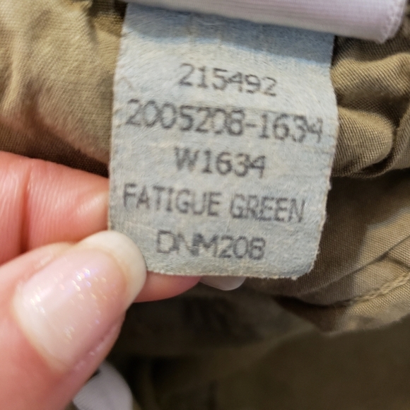 PAIGE Jolie Cargo Vintage Green Ivy Jeans size 28 - Picture 12 of 12